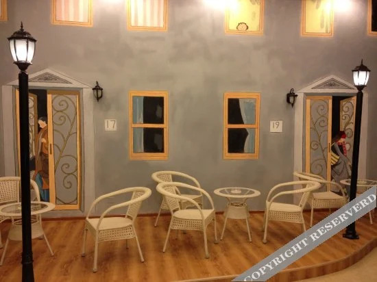 Чжэнчжоу: Yuebanwan Theme Hotel Zhengzhou Dashanghaicheng