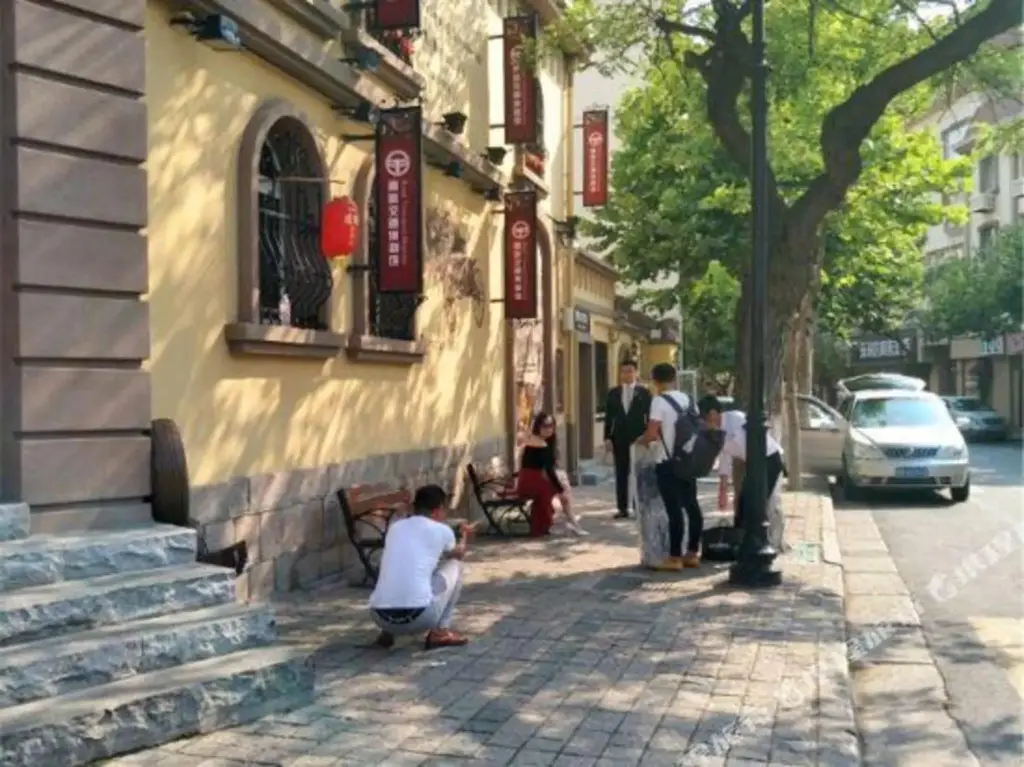 Циндао: 100 Inn Chain Hotel (Qingdao German Style Street)