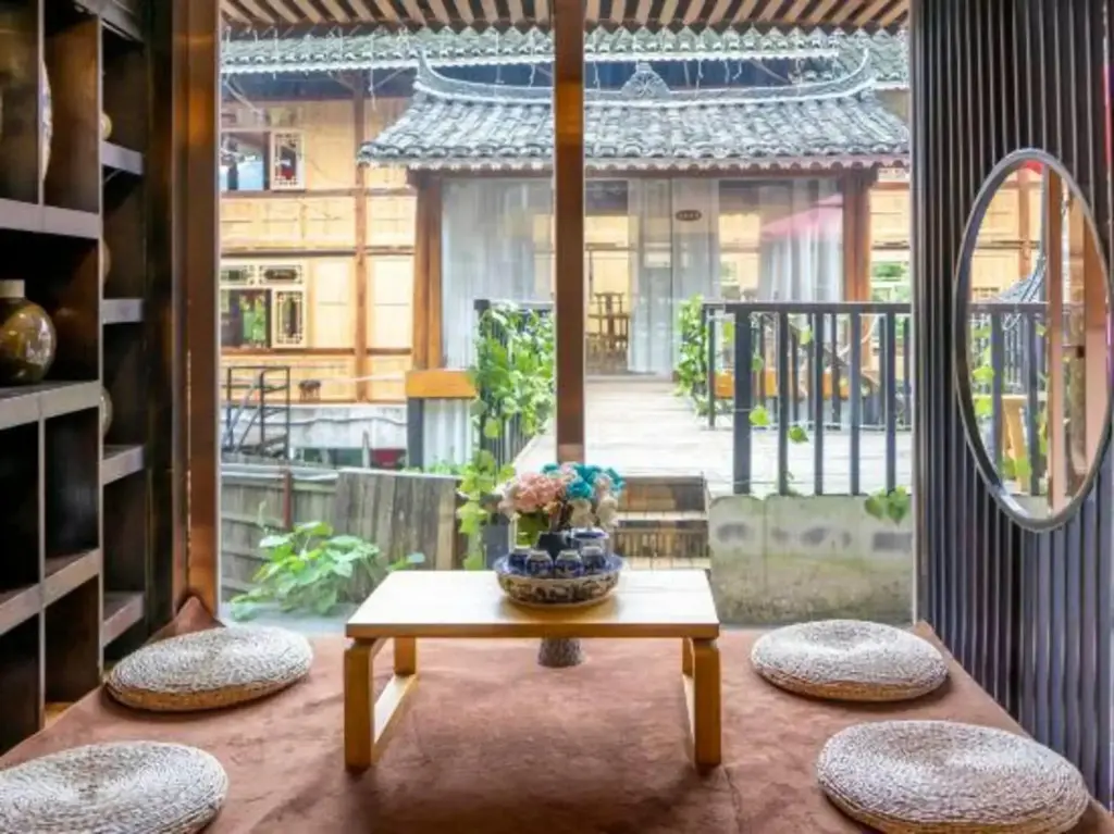 Леишан: Xijiang Luanxi Hanshe Garden Hotel (No. 1 Fengyu Bridge Branch)