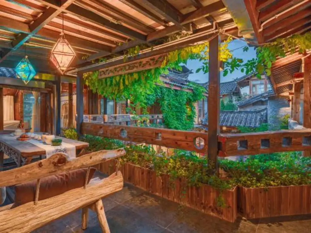 Лицзян: Shiwai Tangka Theme Inn (Shuhe Ancient Town)