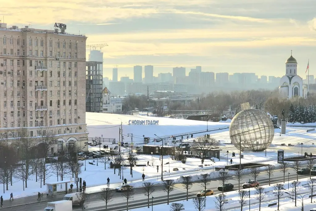 Москва: На Площади Победы