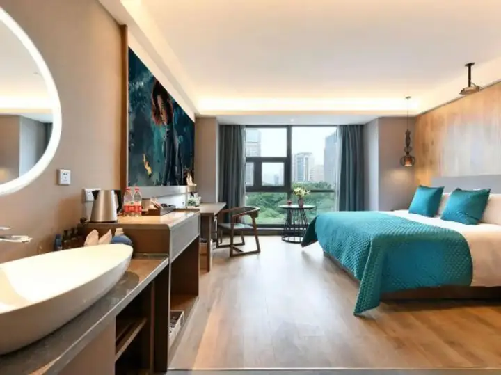Сиань: MEHOOD LESTIE Hotel (Xi'an Daming Palace Xishi Library Subway Station)