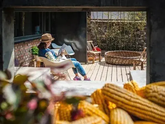 Пекин: Hidden Township Li Shanyu Xiaoyuan Homestay (Beijing Hu called Branch)