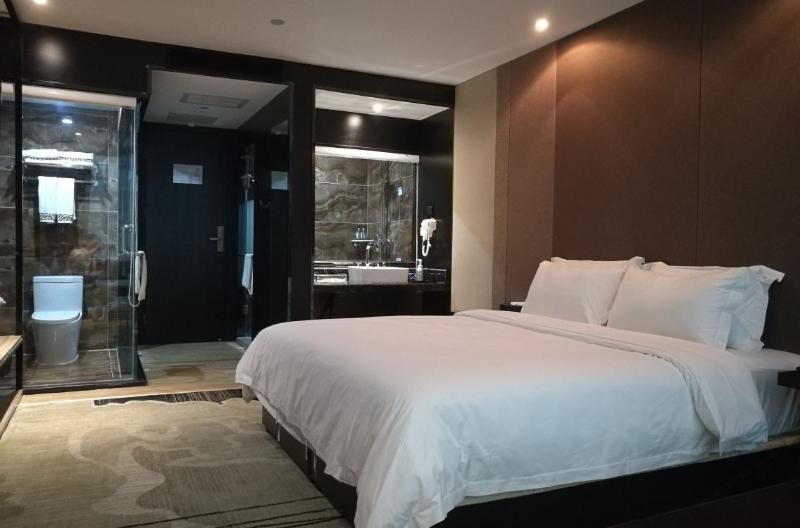 Сиань: Lemon Man Sha Hotel (Xi'an Bell Tower Metro Station, Zhonglou)