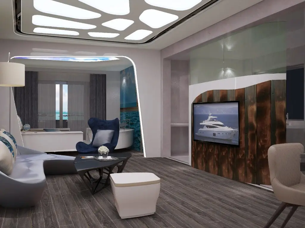 Хайкоу: HuangMa holiday yacht view sea resort hotel