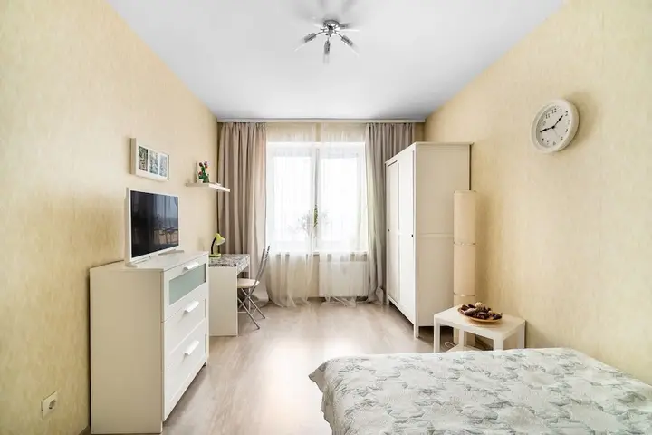 Санкт-Петербург: Апартаменты Simply Comfort с 1 спальней, пентхаус на 23 этаже, Парнас