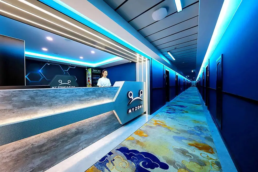 Циндао: My Zone Electronic Sports Hotel Qingdao Zhengyang Zhong Road Wanxianghui