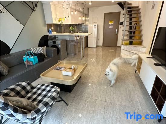 Ухань: Leisure· River View Loft Suites Hotel (Qiaokou Road Metro Branch, Yuexiu Fortune Center)