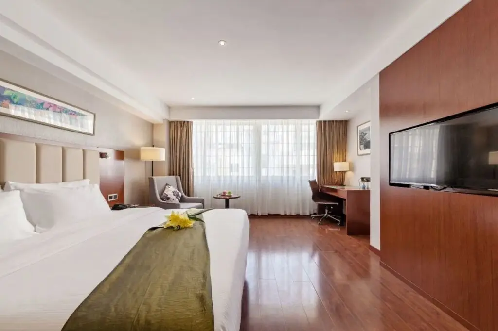 Сямынь: Green Oriental Hotel (Xiamen Railway Station Mingfa Commercial Plaza)
