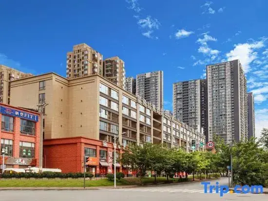 Чэнду: Xingyi Apartment Hotel (Chengdu East Railway Station Greenland 468 Concept)