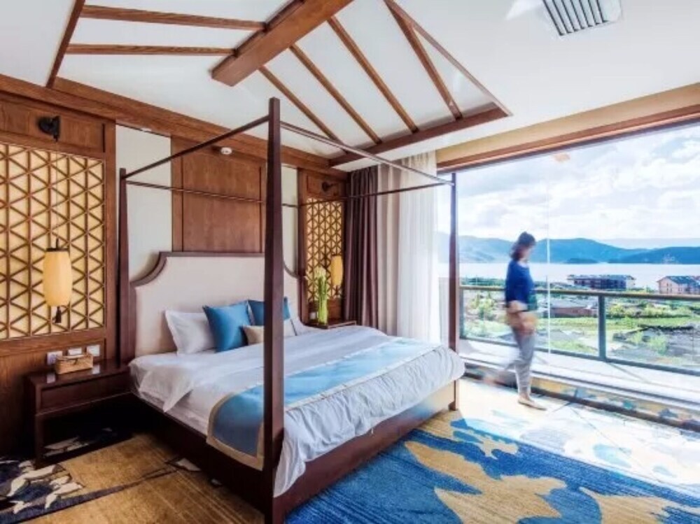 Лицзян: Dengfeng Banshan Boutique Hotel Lugu
