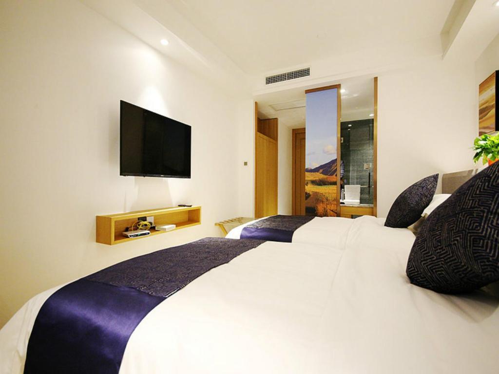 Ланьчжоу: Lanmei Boutique Hotel Xiyuan West Station Branch Lanzhou