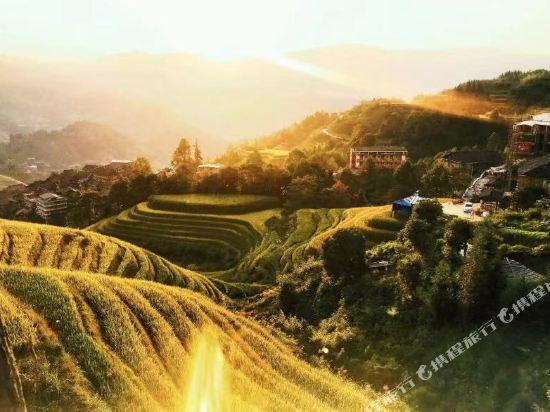 Longsheng: Longji terrace Wuyou Shanshe Homestay (thousand storey terrace viewing platform)