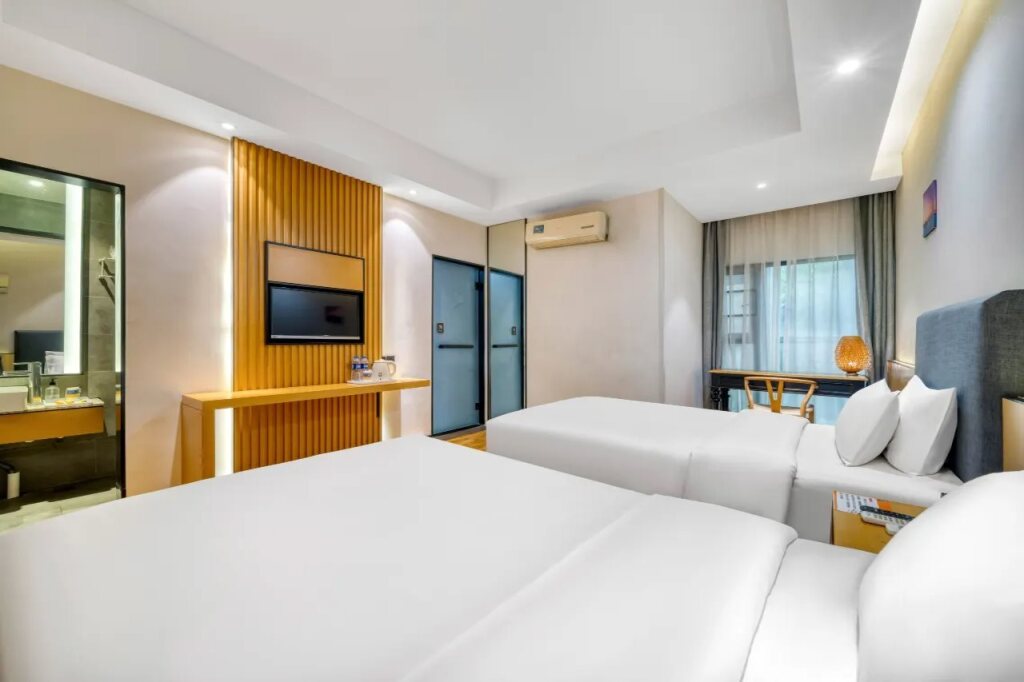 Чэнду: 7Days Inn (Chengdu Sichuan Normal University Chenglong Campus Jingji Harbor)