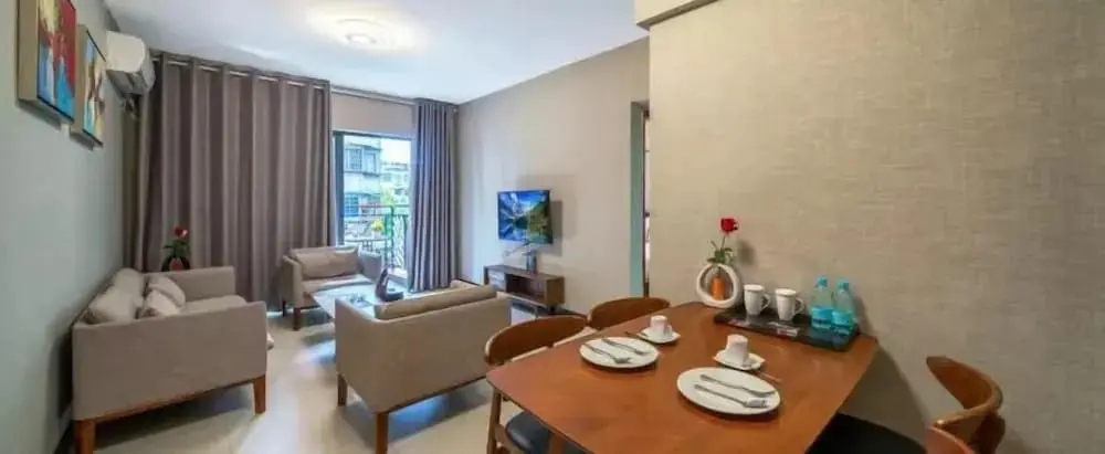 Гуанчжоу: Good World Apartment (Guangzhou Cancer Hospital Taojin Metro Station)