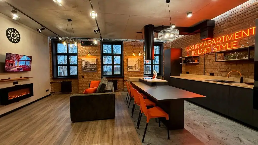 Минск: Апартаменты Luxury Apartment in Loft Style