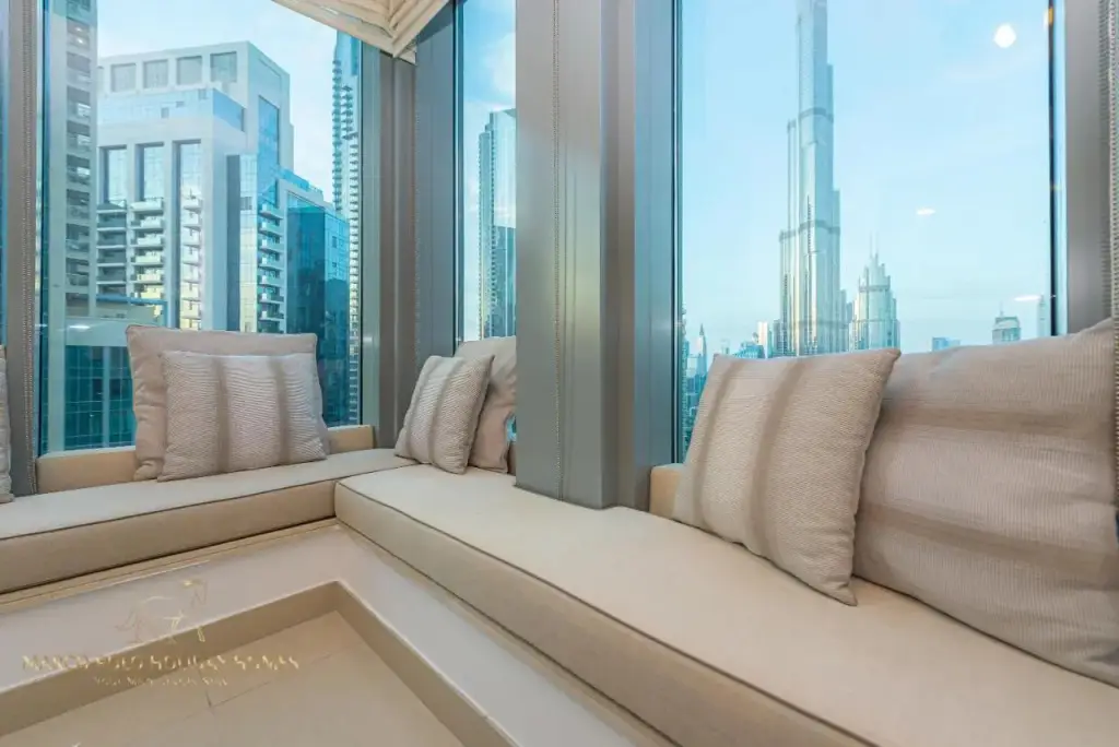 Дубай: Marco Polo - 2 Br with Burj Khalifa View - 5 Min To Dubai Mall