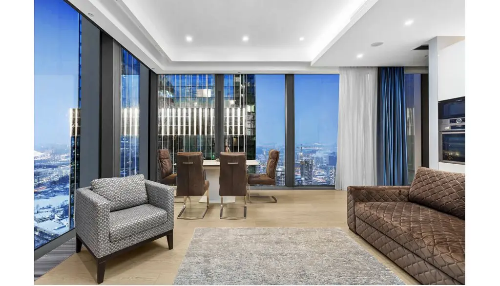 Москва: Апартаменты Москва Сити 49 этаж Grand Blue 2 комнаты Moscow City 49 floor
