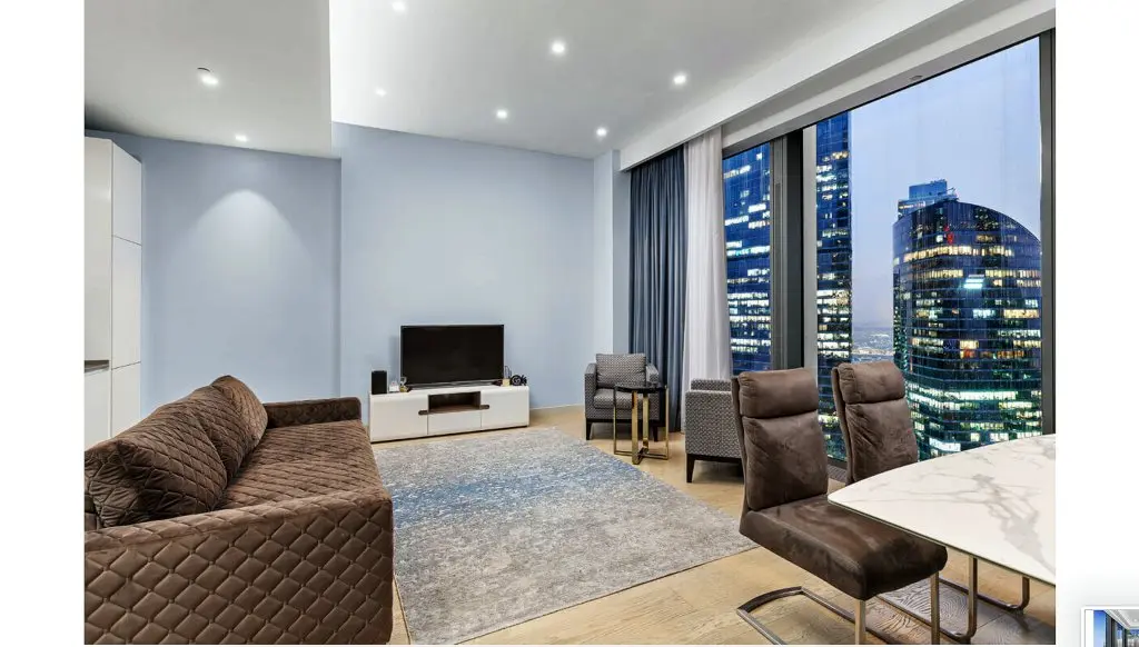 Москва: Апартаменты Москва Сити 49 этаж Grand Blue 2 комнаты Moscow City 49 floor
