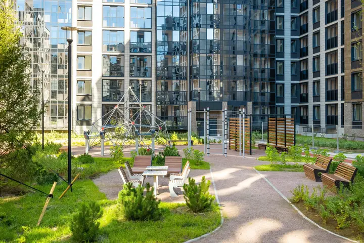 Санкт-Петербург: Апартаменты GLOBALSTAY. Стильная 1-комн квартира в новом ЖК Панорама у Парка Сосновка
