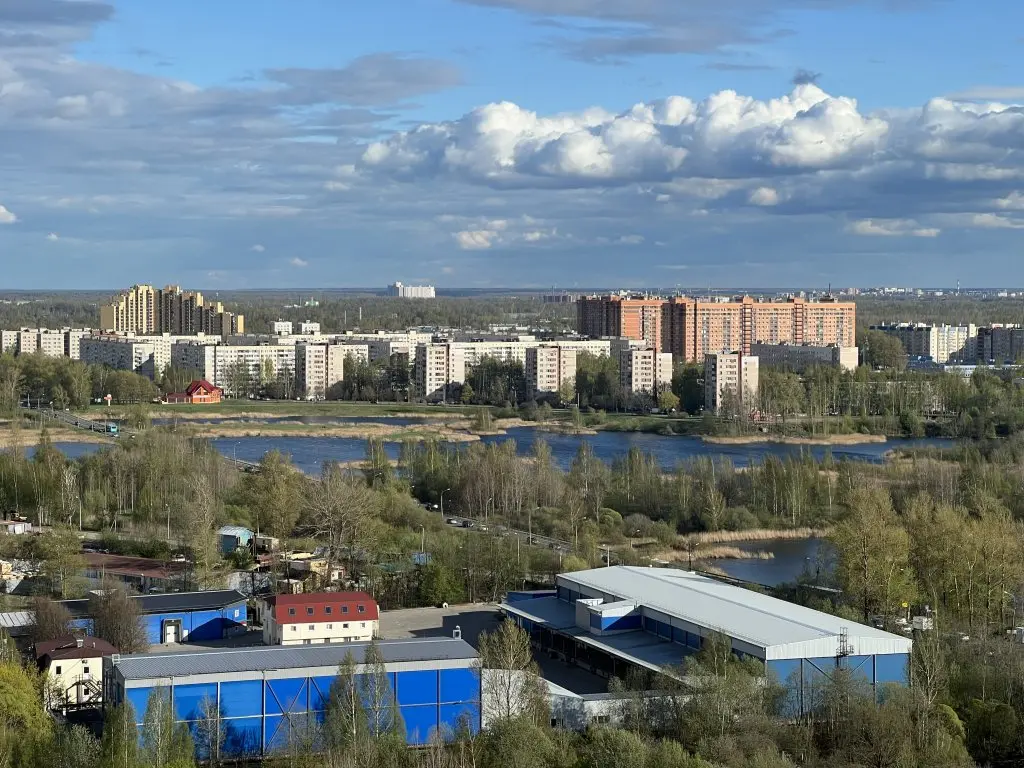 Санкт-Петербург: Апартаменты Вид на Неву с высоты птичьего полёта