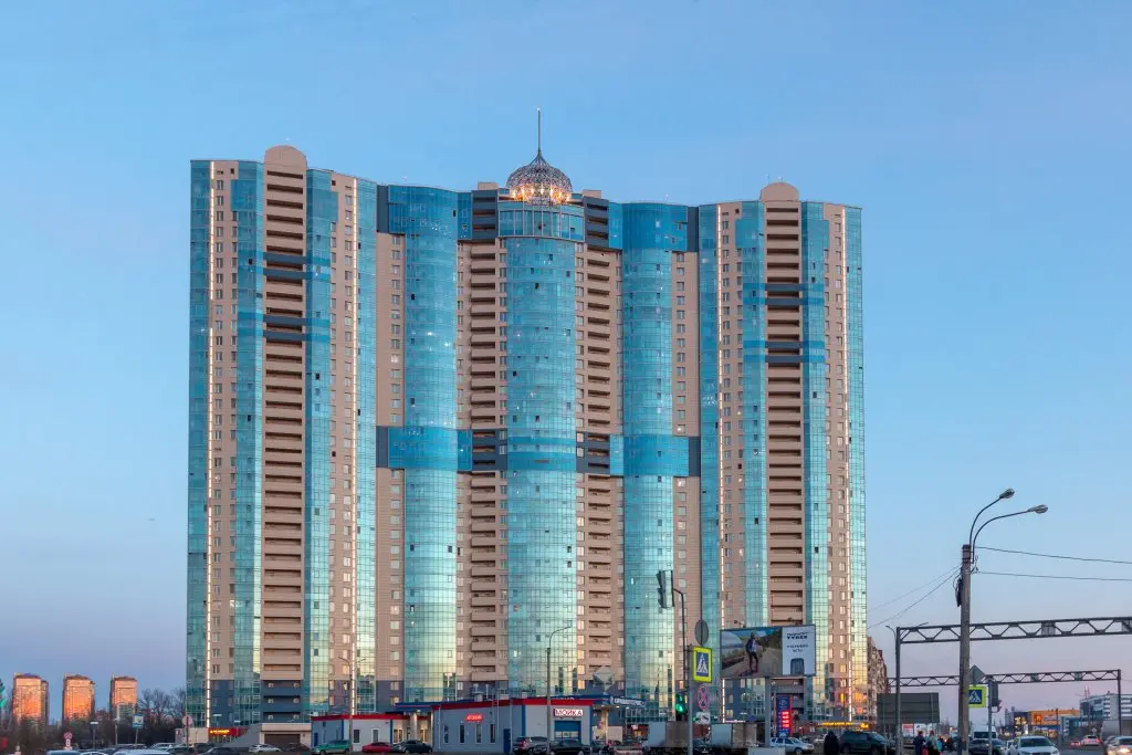 Санкт-Петербург: Апартаменты 110метров с 3мя комнатами NevaBed в небоскребе