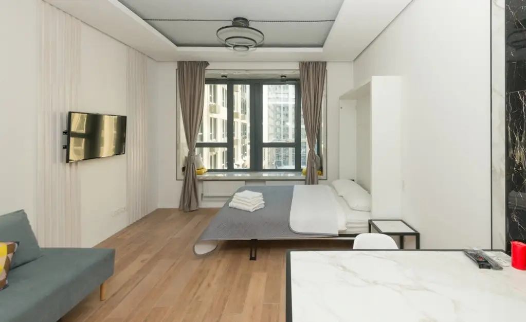 Москва: Апартаменты #2 Black studio for 2+2 by Lo Apartments