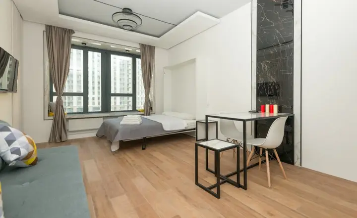 Москва: Апартаменты #2 Black studio for 2+2 by Lo Apartments
