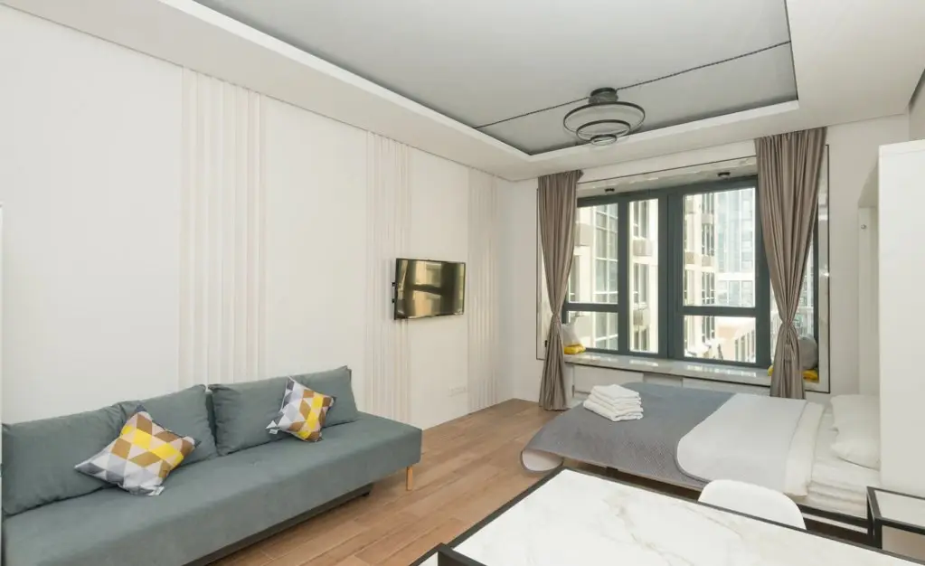 Москва: Апартаменты #2 Black studio for 2+2 by Lo Apartments
