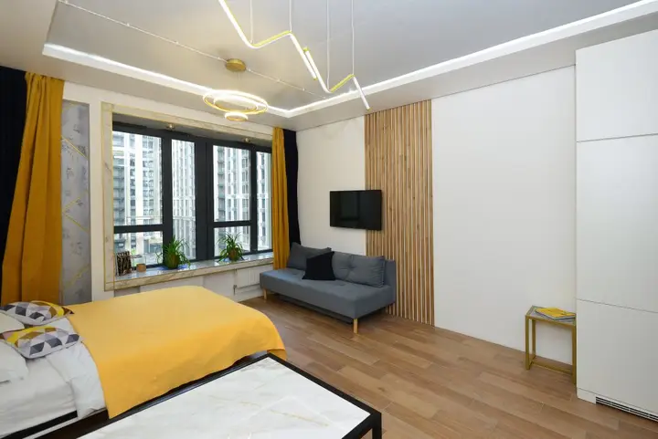 Москва: Апартаменты #1 Grey studio for 2+2 by Lo Apartments