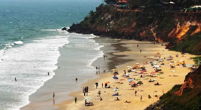 Варкала: Vedanta Wake up! on the sunny cliffs, Varkala