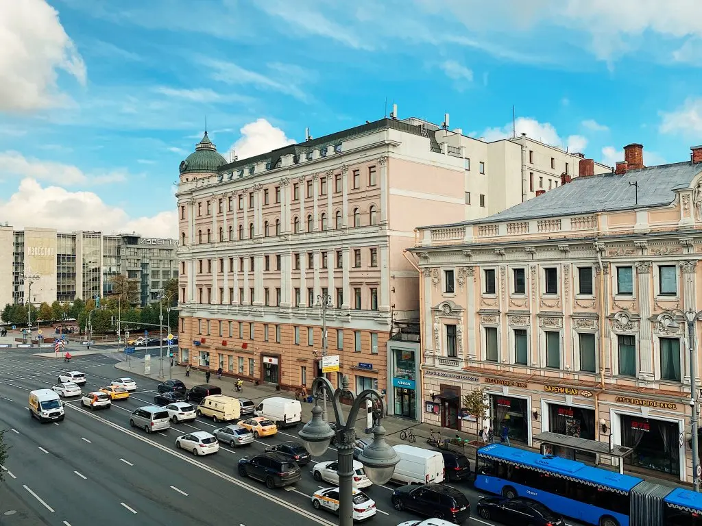 Москва: Апартаменты у Пушкинской и видом на Тверскую улицу