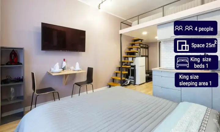 Москва: Апартаменты Bussi Suites Botanicheskaya 41/7