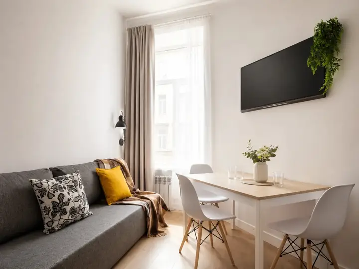 Санкт-Петербург: Апартаменты двухуровневые СимплГрин Apartico с санузлом №9