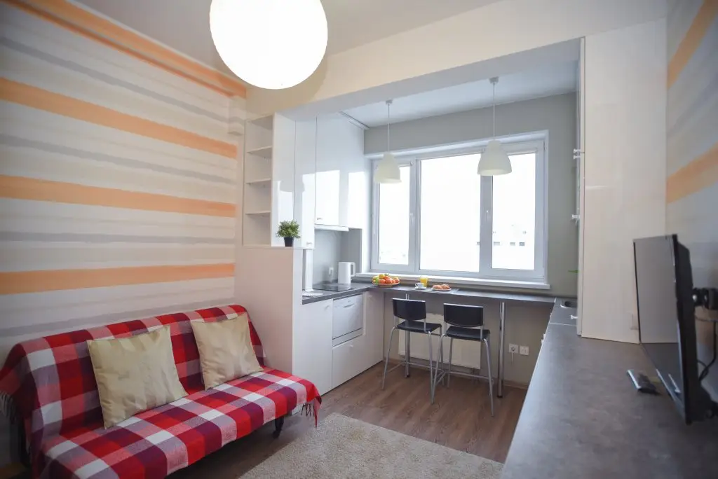 Москва: Mikhnevskaya 8 886 1 Apartments
