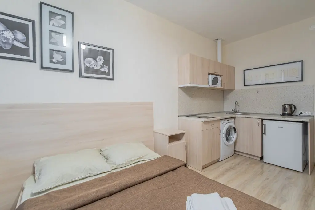 Санкт-Петербург: Студия Natalie Apartments Пулковское шоссе 14 Е (19)