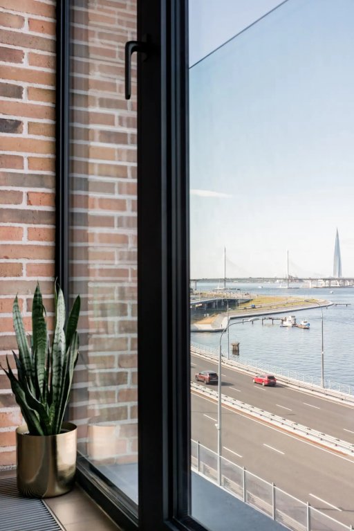 Санкт-Петербург: Апартаменты Panoramic Neva View Loft, High floor