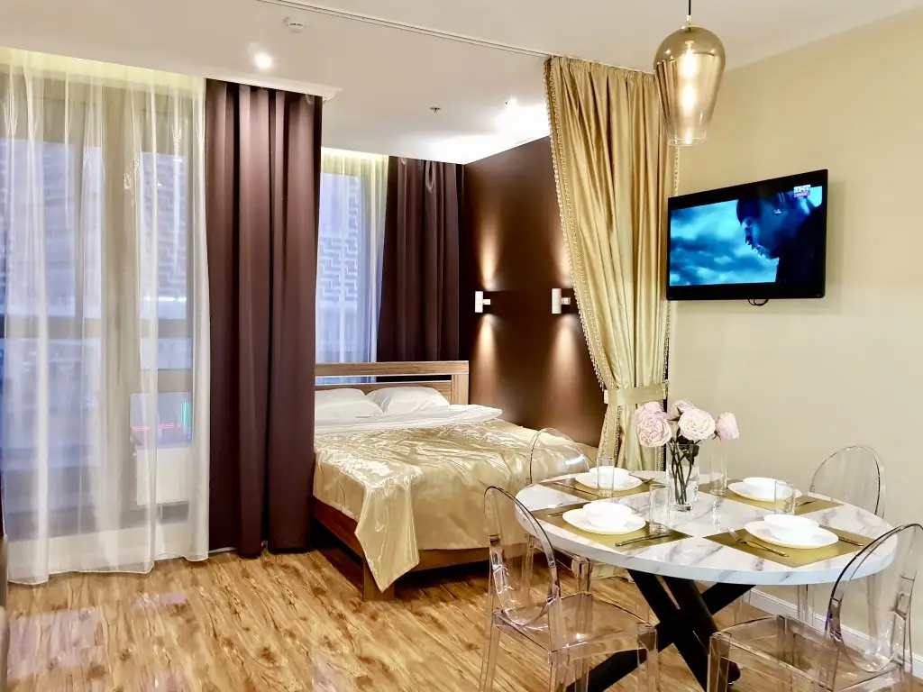 Москва: Апартамент Golden Deluxe у ТЦ Авиапарк