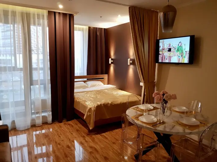 Москва: Апартамент Golden Deluxe у ТЦ Авиапарк