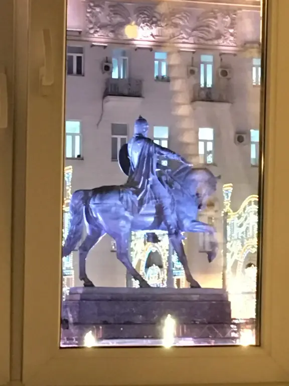 Москва: Квартира Атмосферная у Кремля Шикарный вид на Тверскую площадь