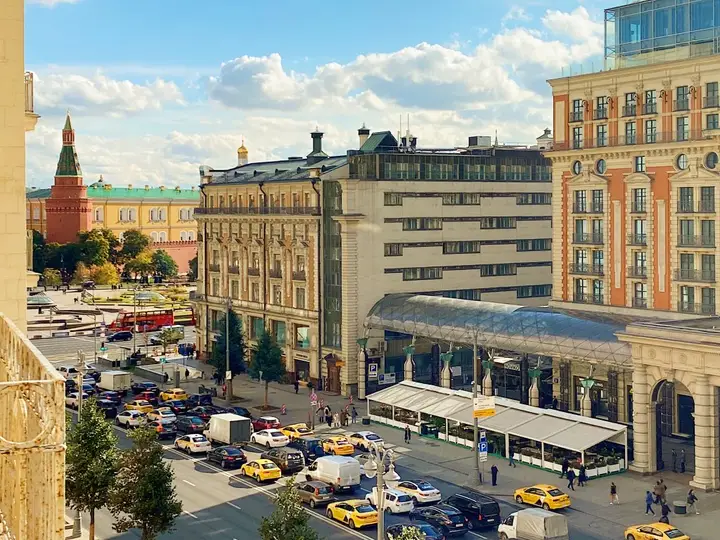 Москва: Апартаменты большие у Кремля с видом на Тверскую