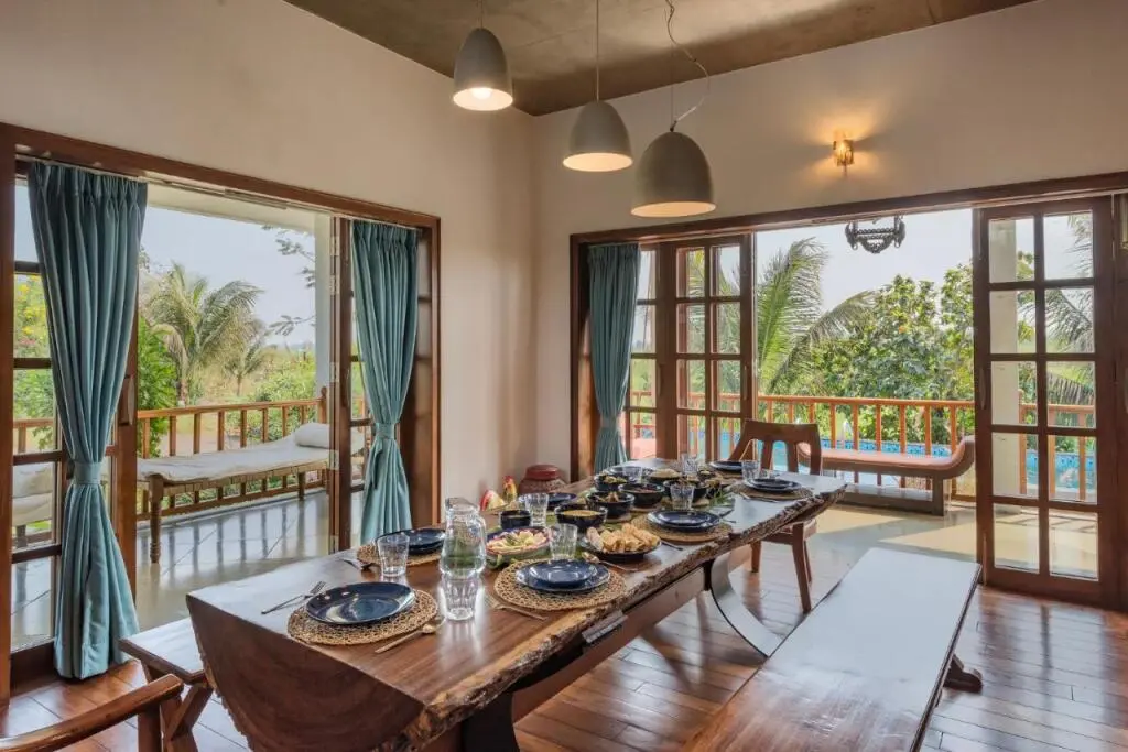 Хандала: SaffronStays Happy Fields - luxury farmstay with farm to table food