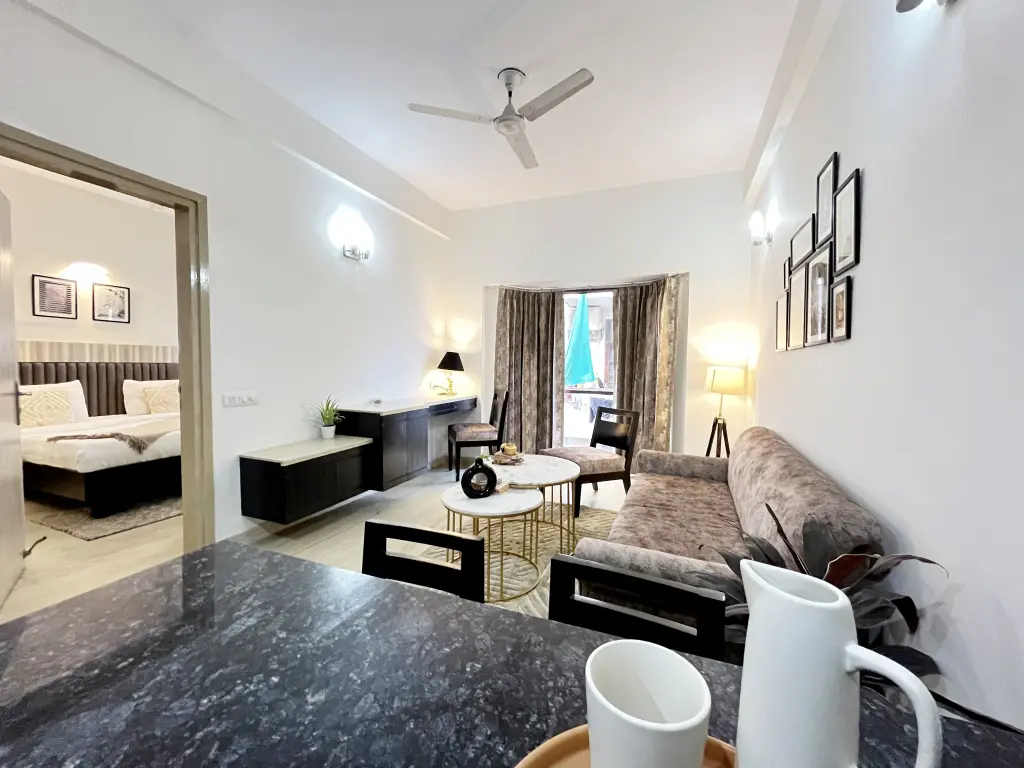 Гуруграм: Premium 1Bhk Serviced Apartment By Bedchambers