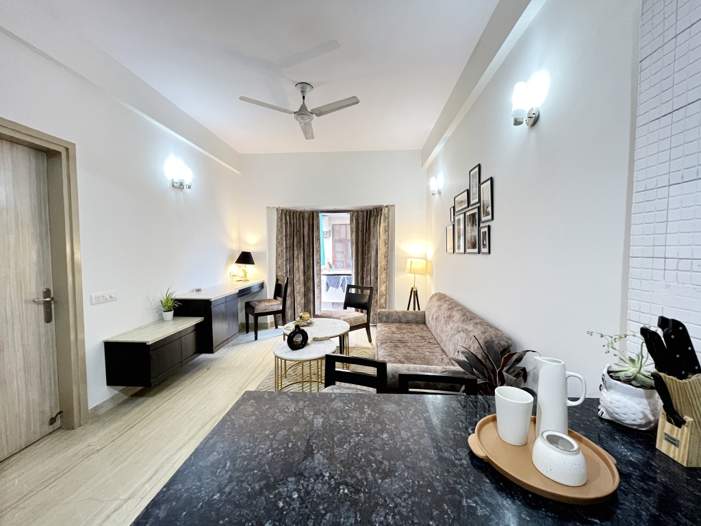 Гуруграм: Premium 1Bhk Serviced Apartment By Bedchambers