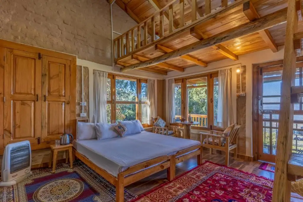 Наинитал: SaffronStays Altura, Mukteshwar - pahadi meals served at this pet-friendly orchard villa