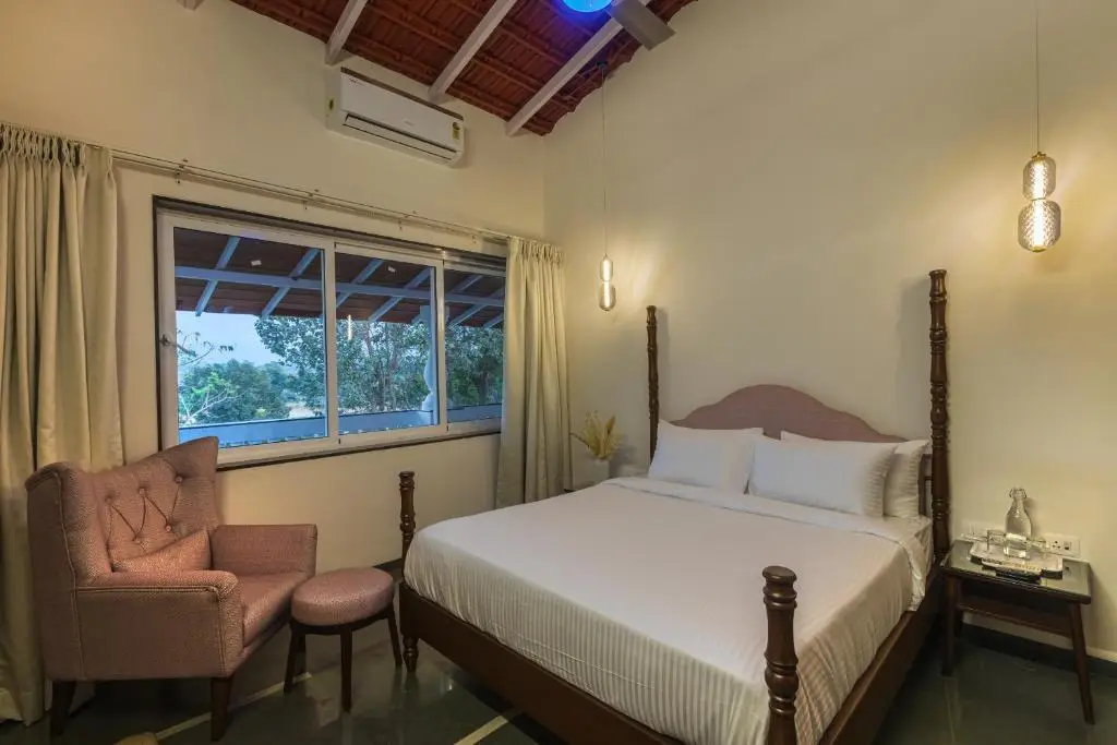 Хандала: SaffronStays Mariposa by the River Rio, Karjat
