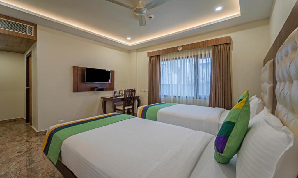 Пудучерри: Treebo Aaravi Residency, 800 Mtrs From Promenade Beach