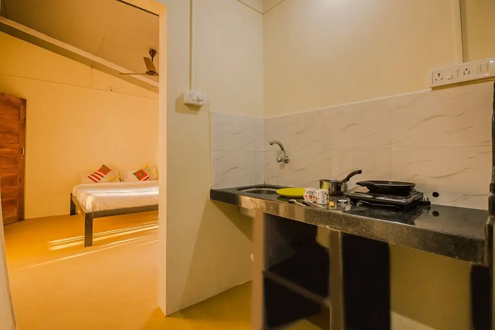 Верем: Oyo 17365 Home Peaceful 1Bhk Mandrem