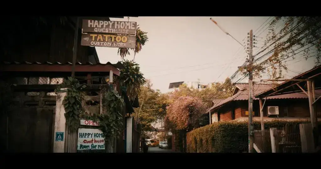 Чиангмай: Happy Home guesthouse & Tattoo studio