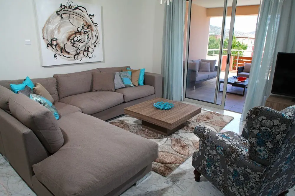 Агиос Тихонас: Amathusa Coastal Heights Apartment E 105